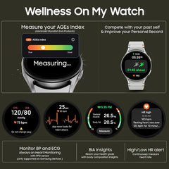Combo Offer- Smart Watch7 : AI-Powered (44mm, Green, BT+LTE) with 3nm Processor | Dual GPS | Sapphire Glass & Armour Aluminum | 5ATM & IP68 | HR, SpO2, BP & ECG Monitor | 1-Year Warranty | 14-Day Hassle-Free Returns + Free Earbuds Pro2